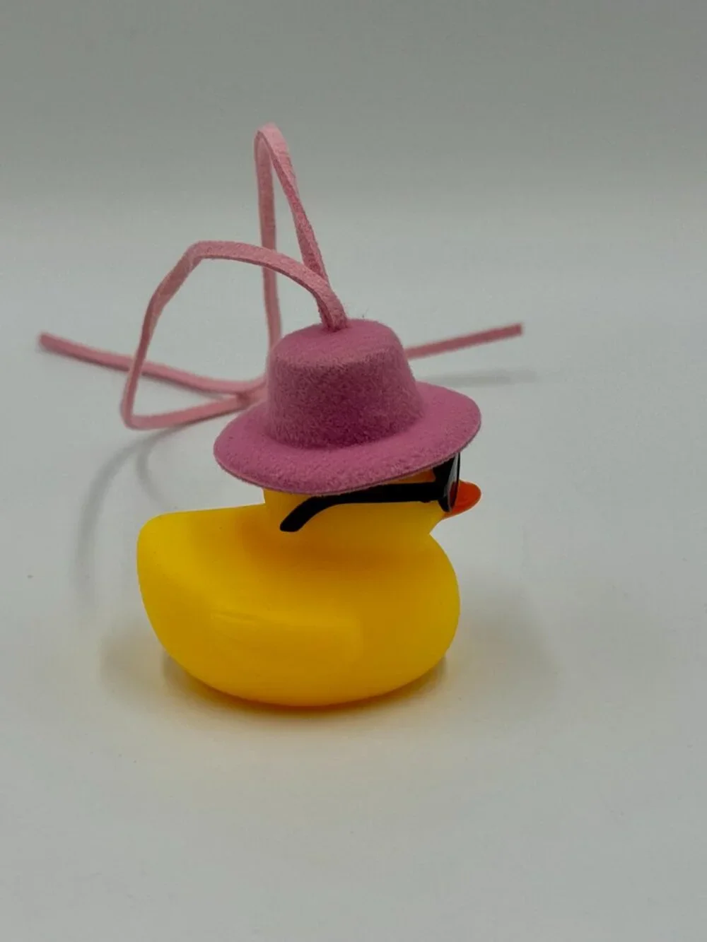 Rubber Duck With Hat & Sunglasses - Car Accessory, Toy